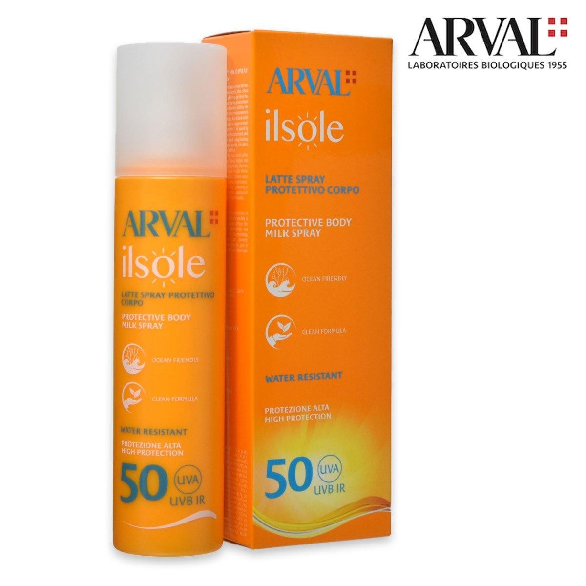 Arval aurinkoa suojaava maitospray spf50 200 ml