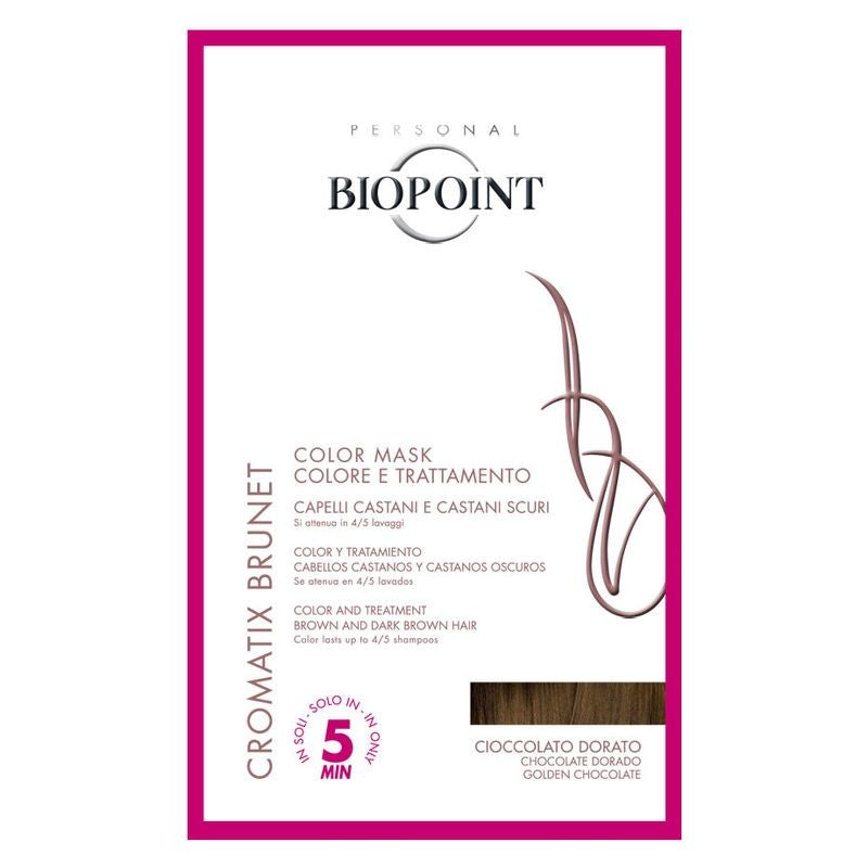 Biopoint Cromatix-värikäsittely Naamio Värikäsittely 5 Minuutissa 30 Ml Kultainen Suklaa