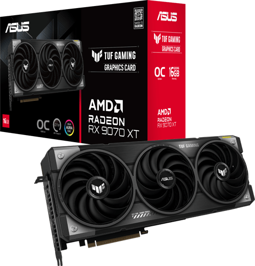 ASUS Radeon RX 9070 XT TUF OC - 16GB GDDR6 RAM - Näytönohjaimet