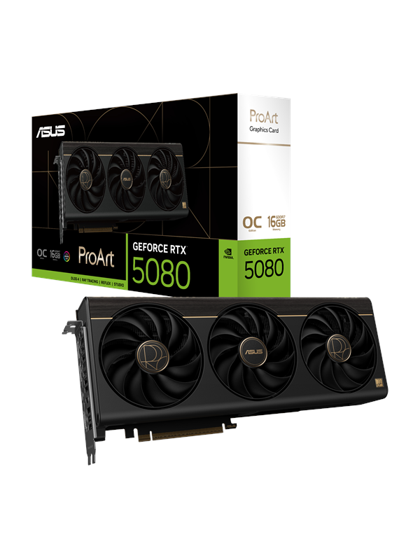 ASUS GeForce RTX 5080 ProArt OC - 16GB GDDR7 RAM - Näytönohjaimet