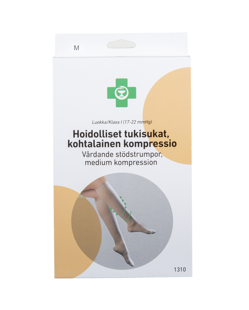APTEEKKI hoidolliset tukisukat koko S 1 pari, beige