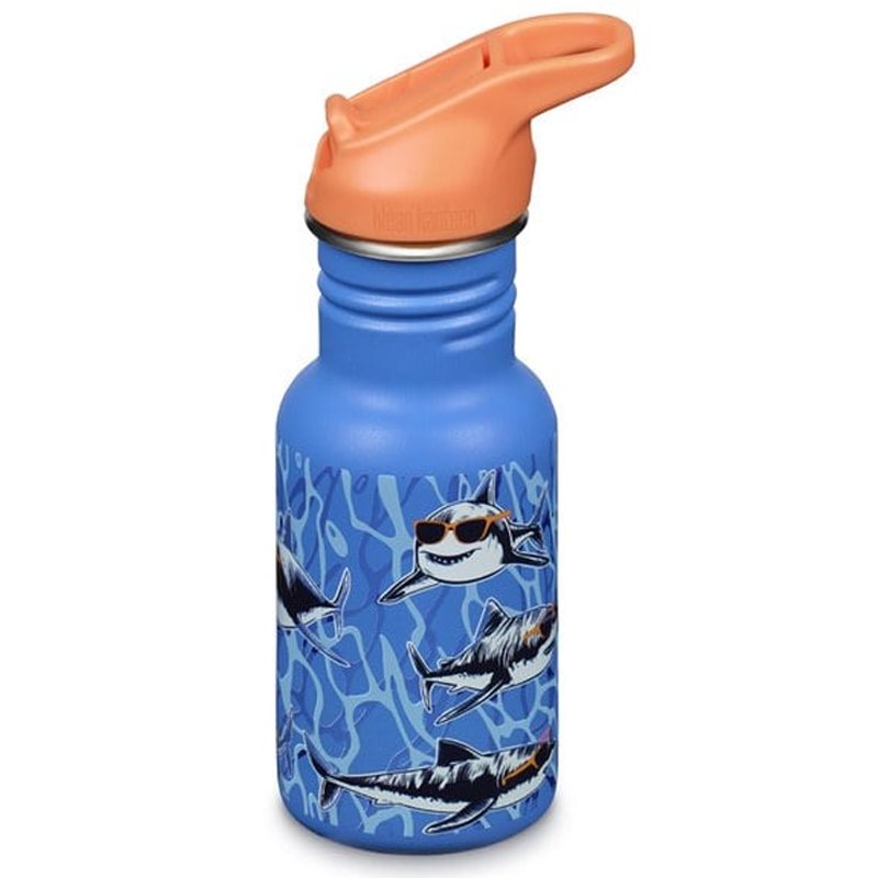 Klean Kanteen Kid Classic Narrow 355ml (w/Flip Seal Sport) Sharks in Shades