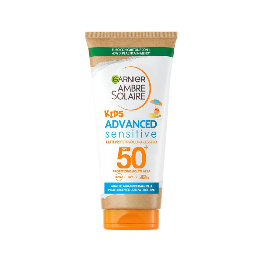 Garnier Ambre Solaire Advanced Sensitive -suojavoide lapsille SPF 50+ 50 ml