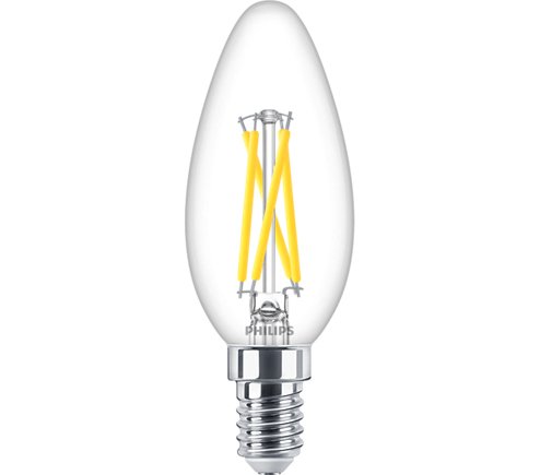 Philips Filament LED-kynttilälamppu 2,5W (25W) E14 340lm Himmennettävä Lämmin valkoinen B35 Kirkas IP65