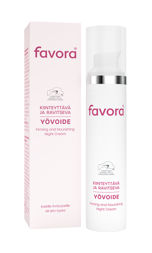 Favora kiinteyttävä ja ravitseva yövoide 50ml