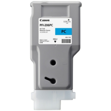 Canon Canon PFI-206 PC Mustepatruuna syaani, 300 ml 5307B001 Vastaa: N/A