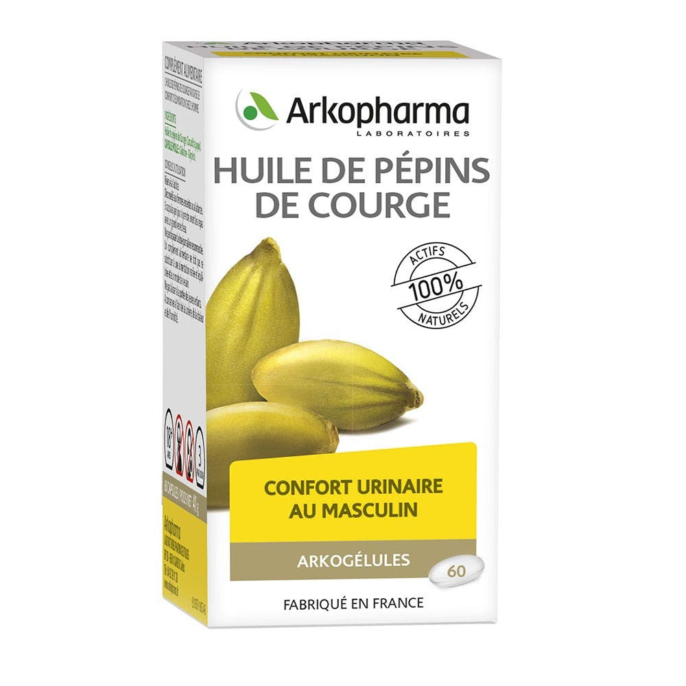Arkopharma Arkokapselit Kurpitsansiemenöljy 60 kapselia