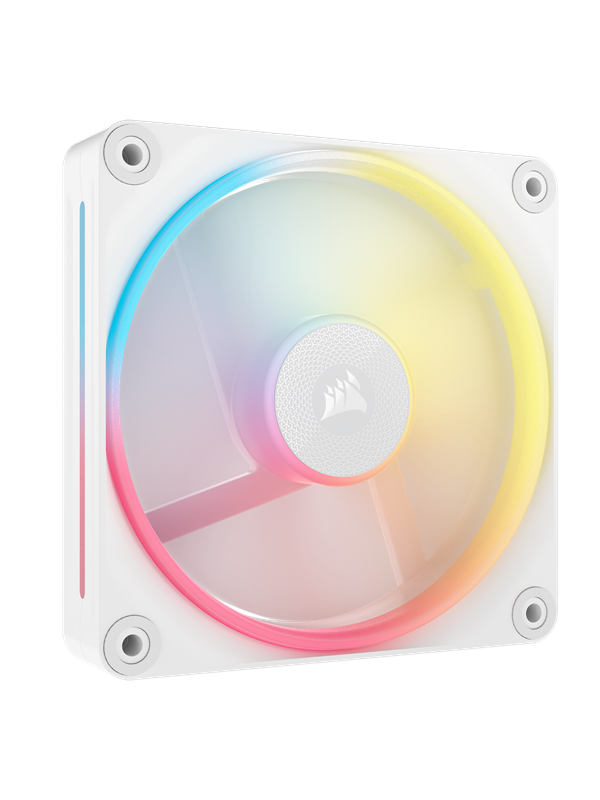 Corsair iCUE LINK LX120-R RGB 120 mm PWM käänteinen kotelotuuletin - valkoinen