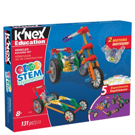 K’NEX Education Ajoneuvot Rakennussarja – 131 osaa