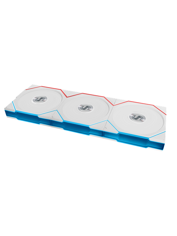 Lian Li UNI FAN TL Wireless 120 - Sisäosa tuulettimella - 120 mm - valkoinen