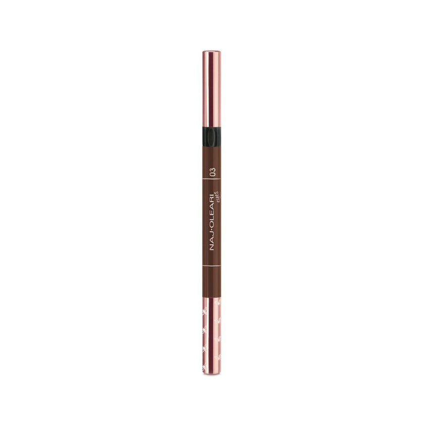 Naj·Oleari 3 in 1 Perfect Eyebrows - Kulmakynä ja ripsiväri 03 - Lisää