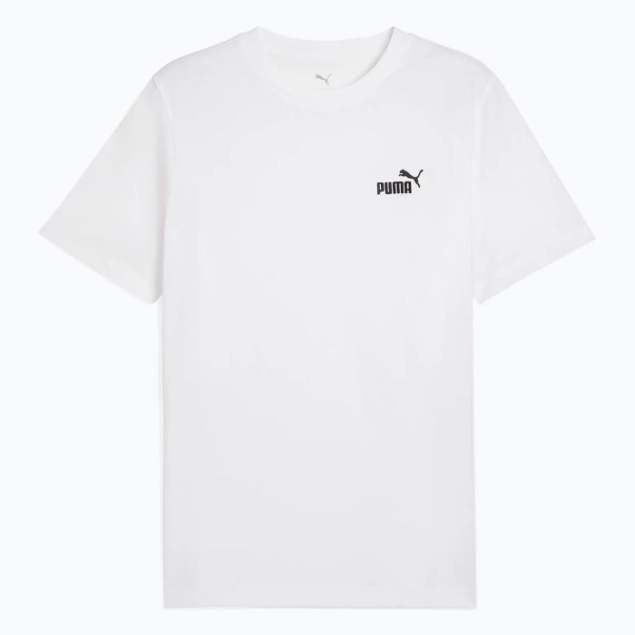 PUMA ESS Small No. 1 Logo SS Tee K. L Valkoinen Miehet