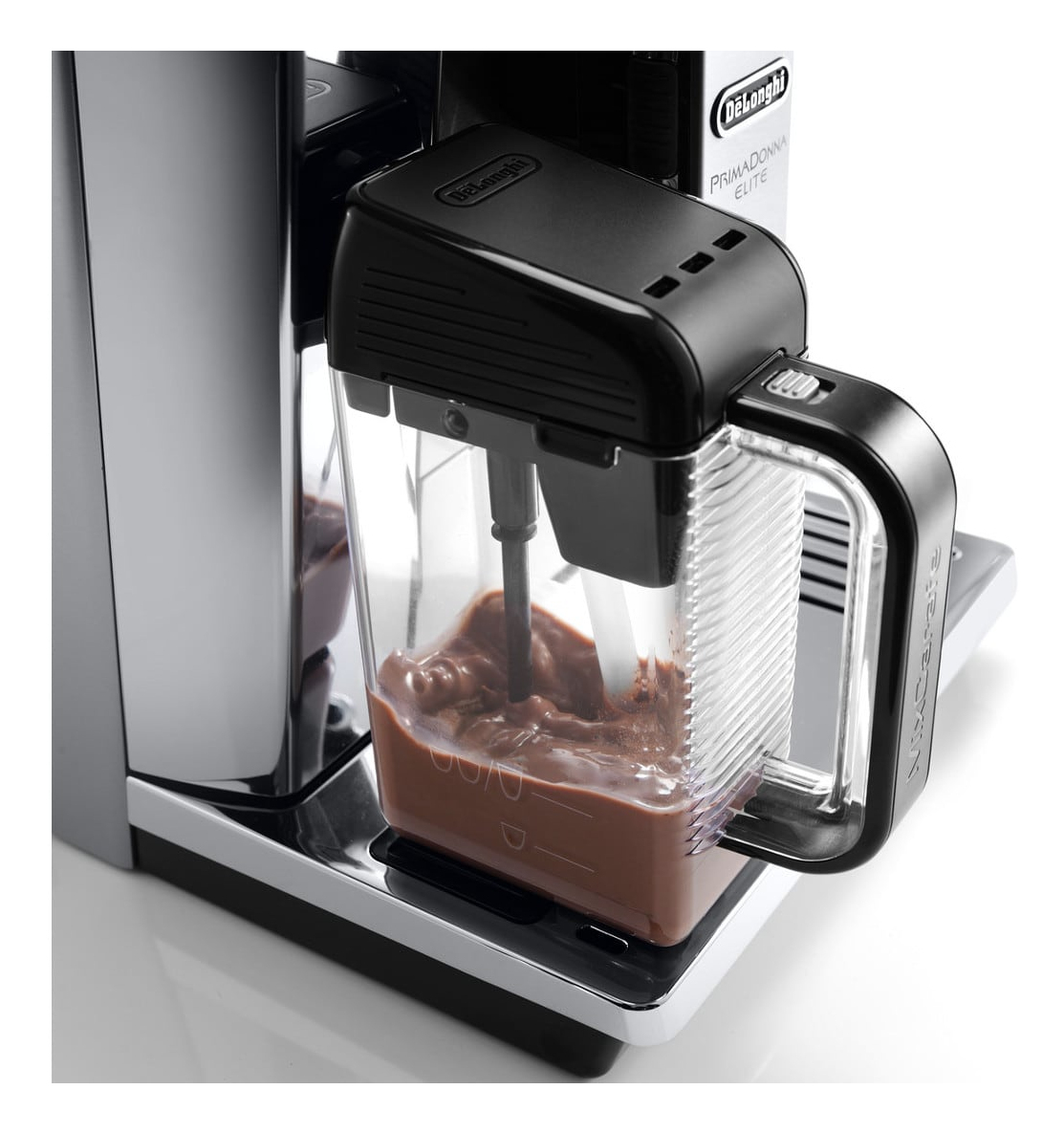 De'Longhi PrimaDonna Elite Experience ECAM650.85.MS -täysautomaattinen espressokone, musta, metalli