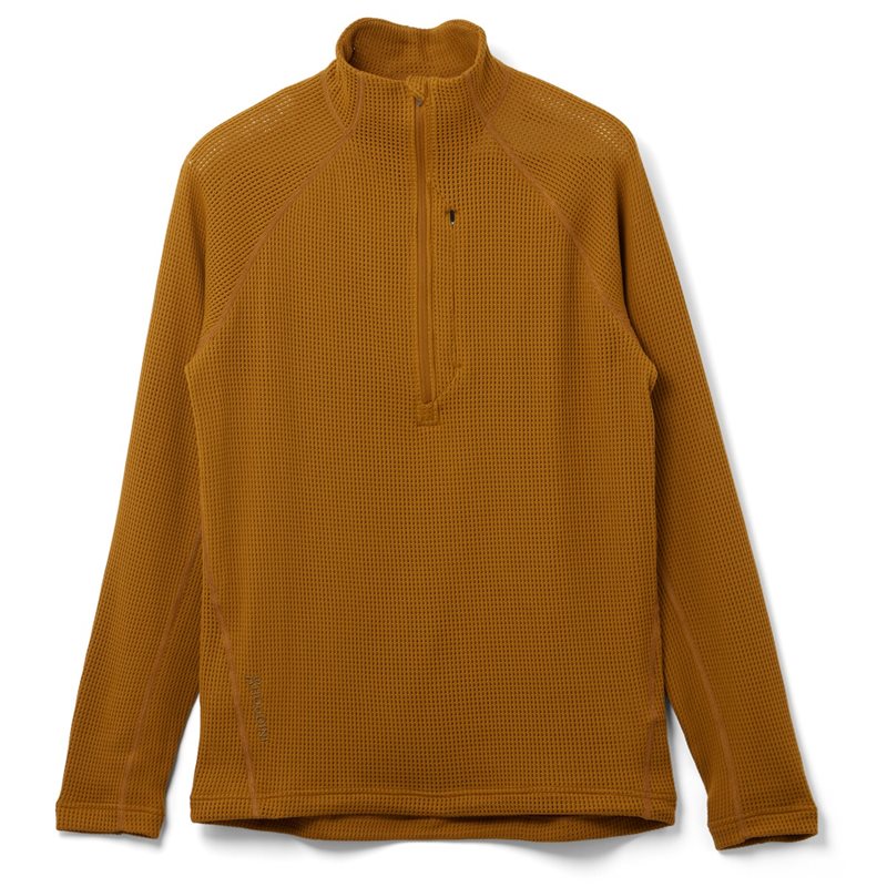 Houdini M's Pace Flow Half Zip Greenish Gold - S