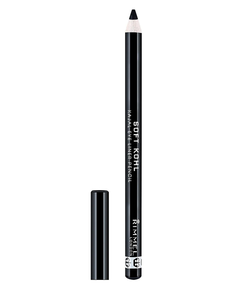 Rimmel London Soft Khol Kajal Eyeliner Pencil Jet Black - 1.2 g