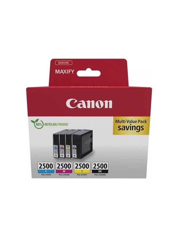 Canon PGI-2500 -mustekasettipakkaus, monivärinen, 4 kpl