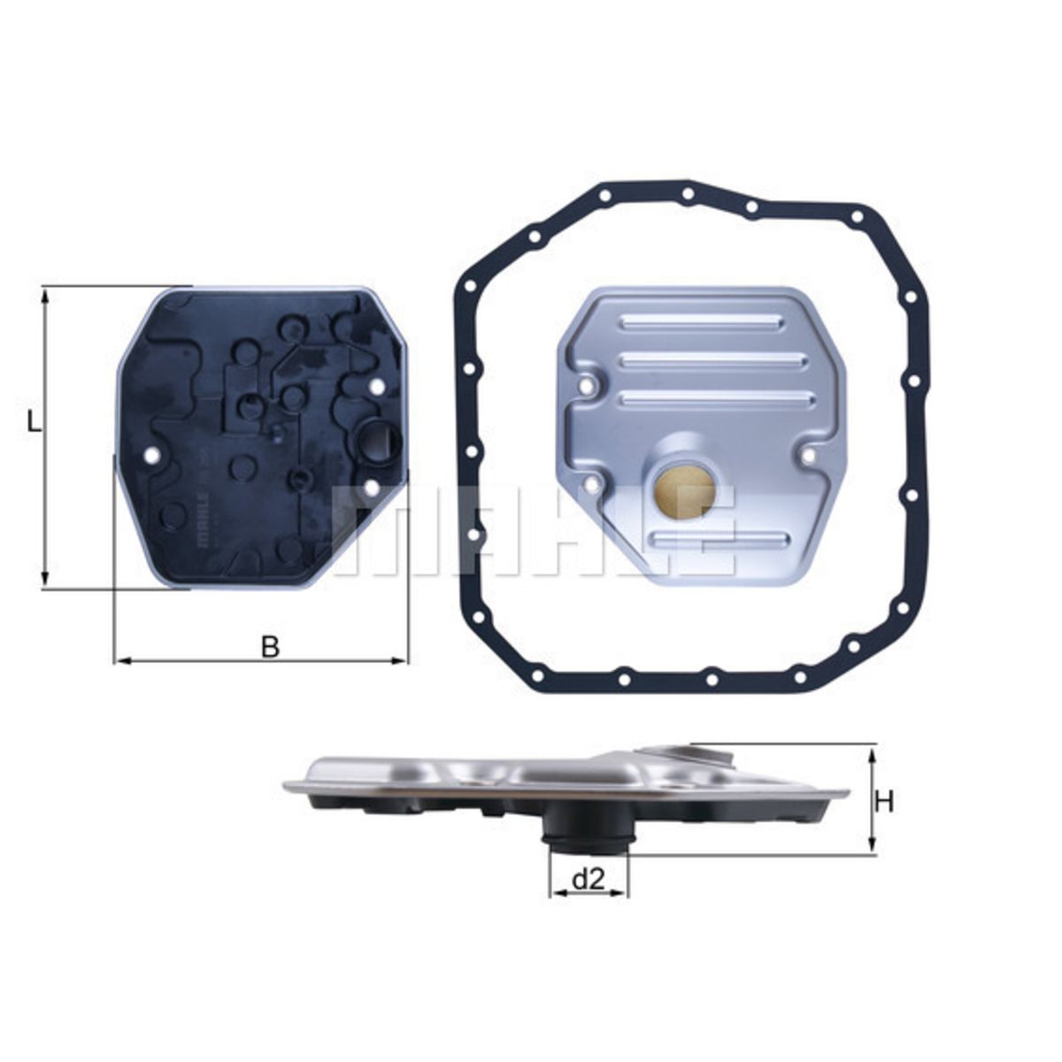 Hydrauliikkasuodatin, automaattivaihteisto MAHLE HX 265D