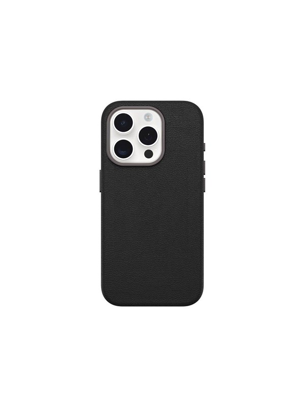 Otterbox Symmetry Series Cactus Leather Magsafe Iphone 15 Pro Musta