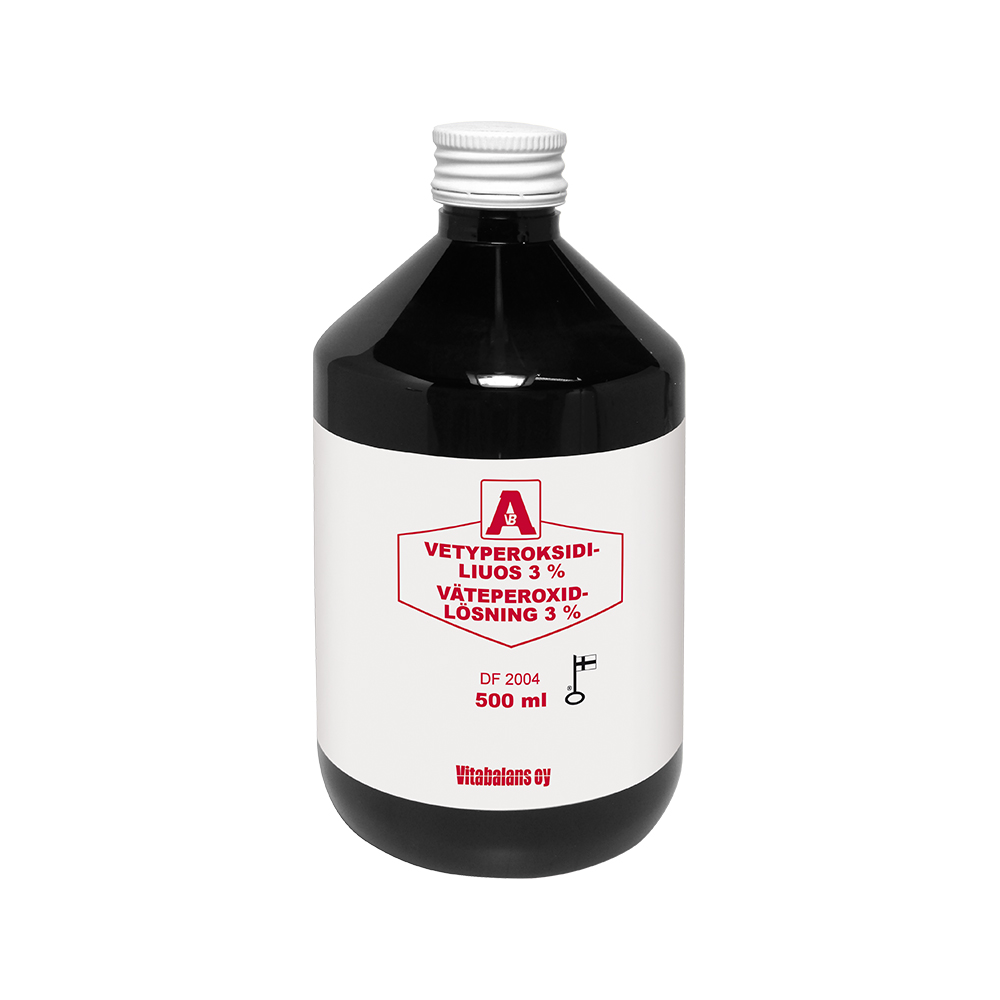 Vetyperoksidi 3 % 500 ml