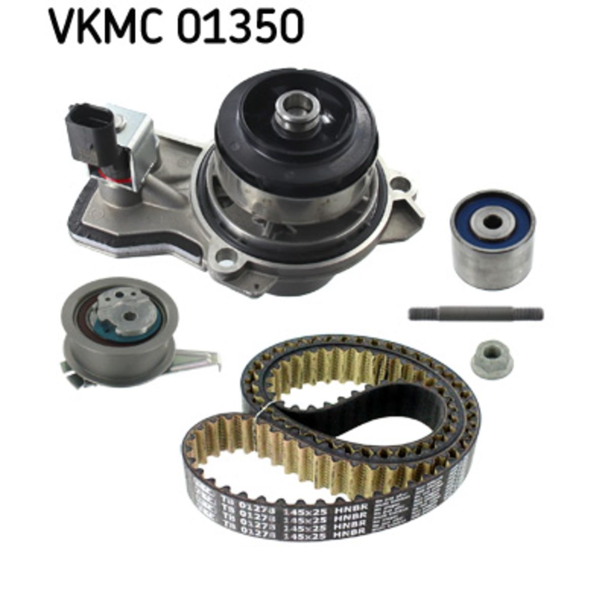 Vesipumppu + jakohihnasarja SKF VKMC 01350