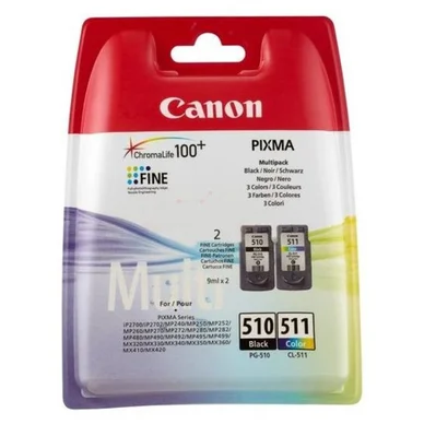 Canon Canon PG-510 CL 511 Mustepatruuna Multipakkaus BK+ CMY 2970B010 Vastaa: N/A