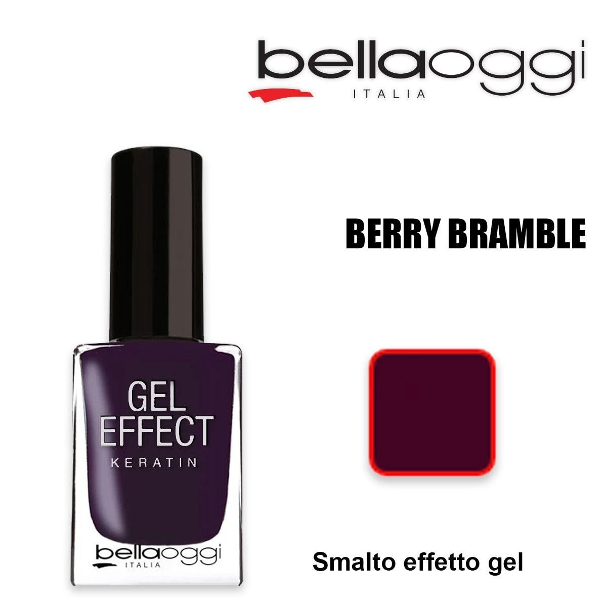 Gel Effect Keratin Geelivaikutteinen kynsilakka keratiinilla Berry Bramble