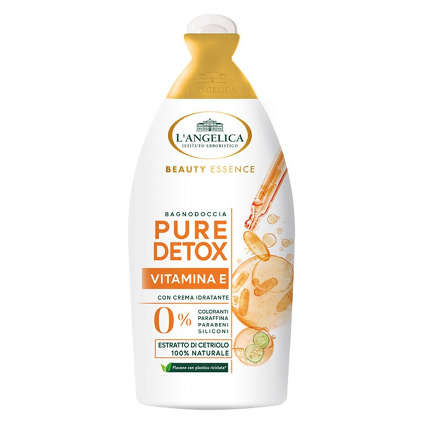 L Angelica Suihkugeeli Pure Detox E-vitamiinilla 520 ml