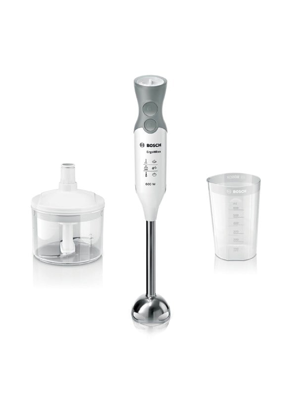 Bosch ErgoMixx MSM66120 600 W 0,6 l -sauvasekoitinsarja, harmaa / valkoinen