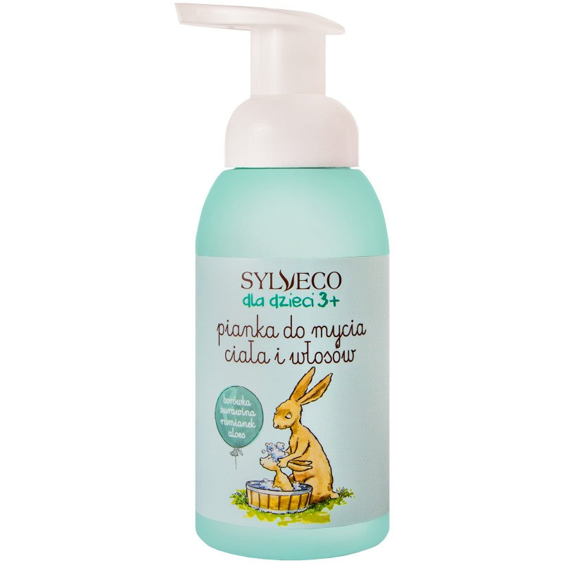 Sylveco Vaahto vartalolle ja hiuksille lapsille 290 ml
