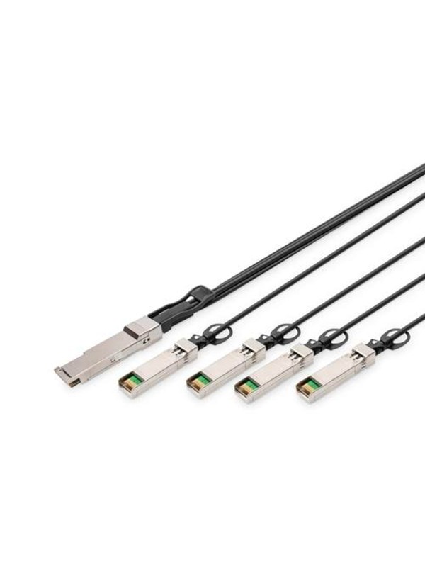 Digitus Dn-81323 Qsfp+ Dac Breakout Cable 3m 3m Sfp+ 4 X Qsfp+