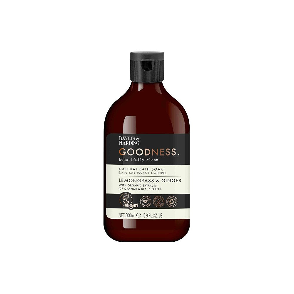 Baylis & Harding Goodness Lemongrass & Ginger Natural Kylpyvaahto - 500 ml