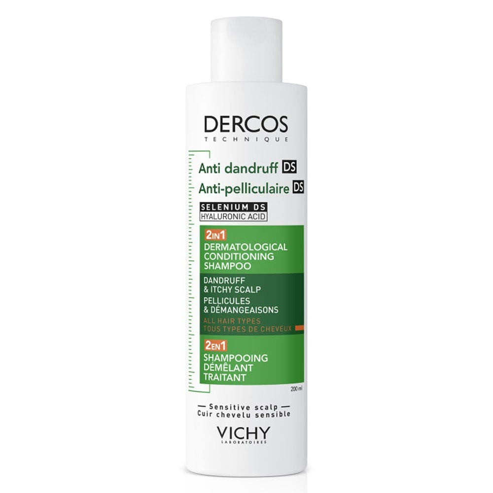 Vichy Dercos Anti-dandruff, Detangling, Hoitava Shampoo 200ml