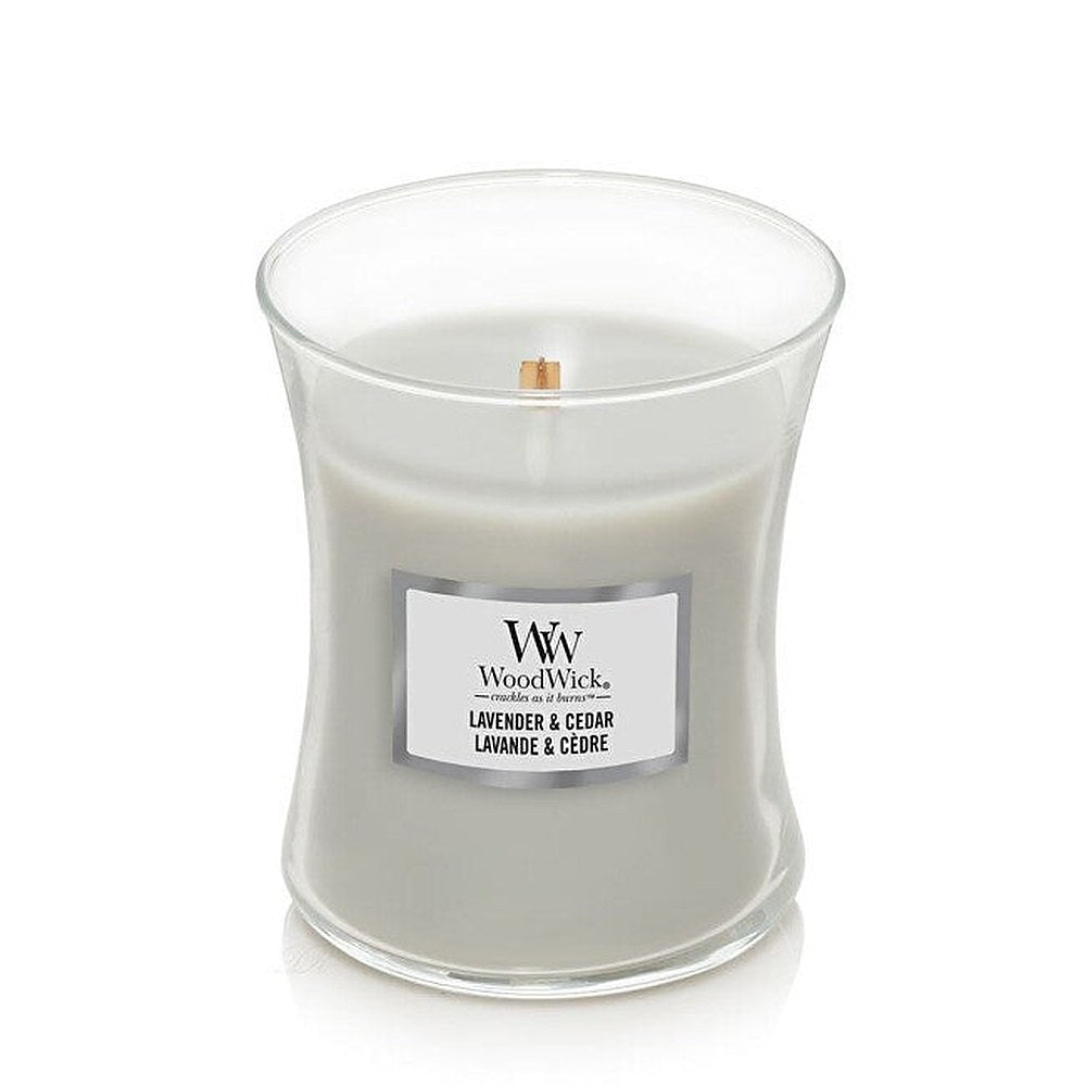 Woodwick Laventeli- ja setrimaljakko (laventeli ja setri) - 275,0 g