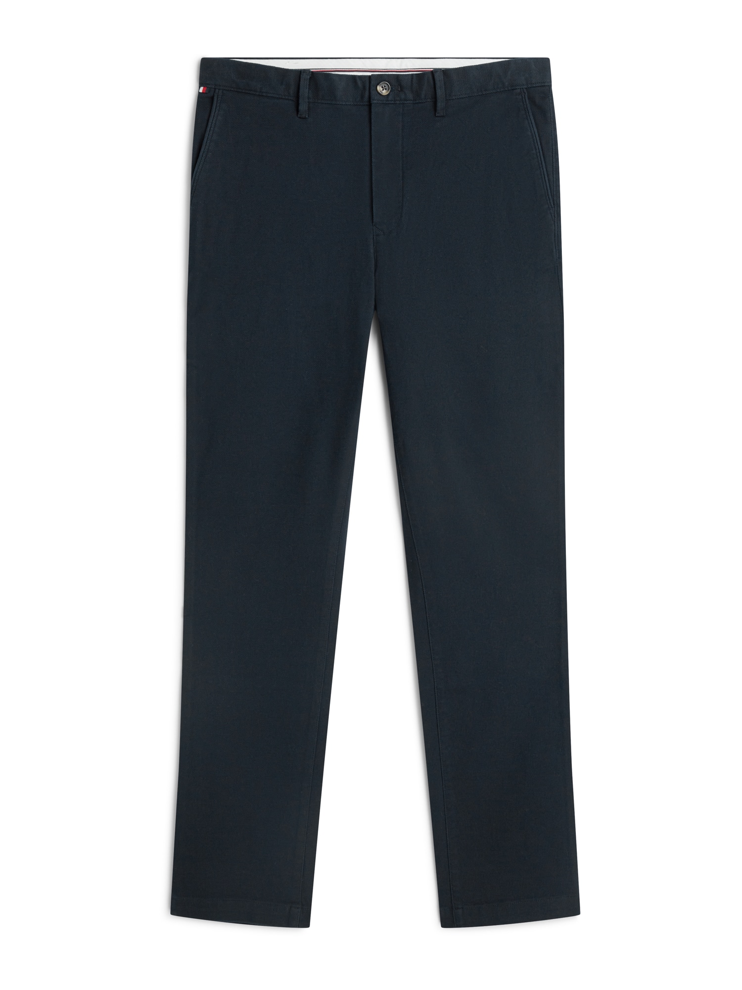 TOMMY HILFIGER Chinohousut 'Denton Straight Textured' laivastonsininen
