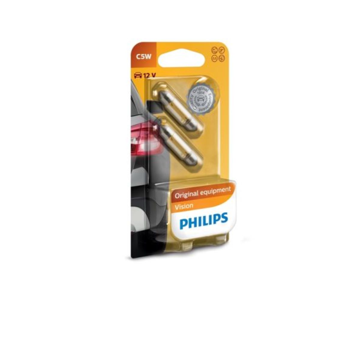 Polttimo, rekisterikilvenvalo PHILIPS 12844B2