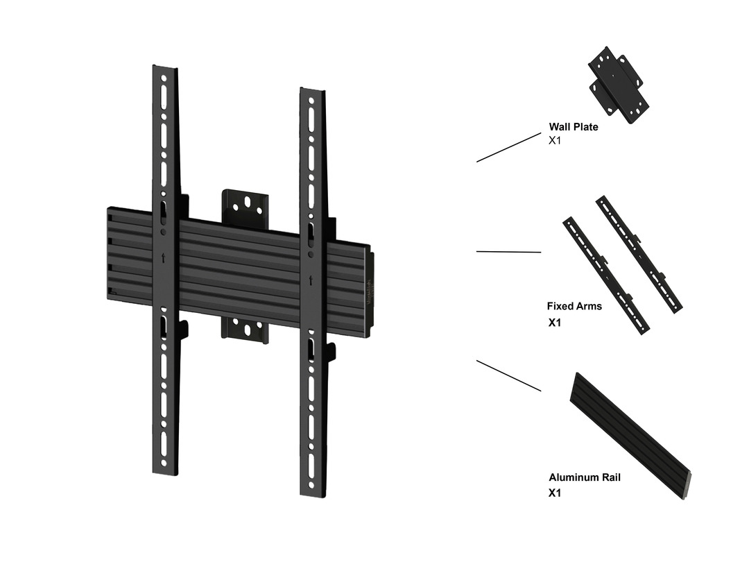 Multibrackets Pro Series Fixed Wallmount Mbsth1up