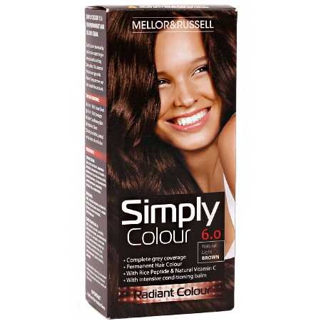 Mellor & Russell Simply Colour Hiusväri - 6.0 Luonnollinen vaaleanruskea väri