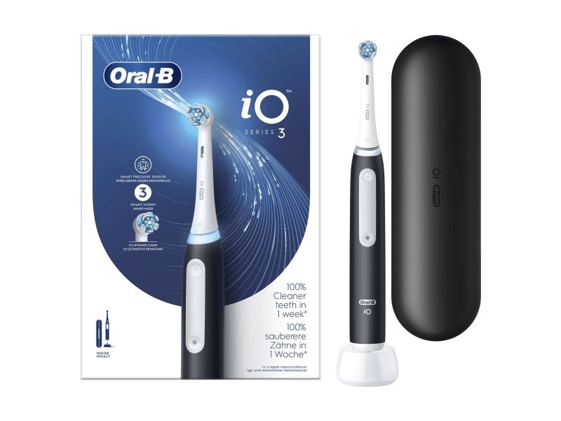 Oral-B iO Series 3S -sähköhammasharja, Matte Black