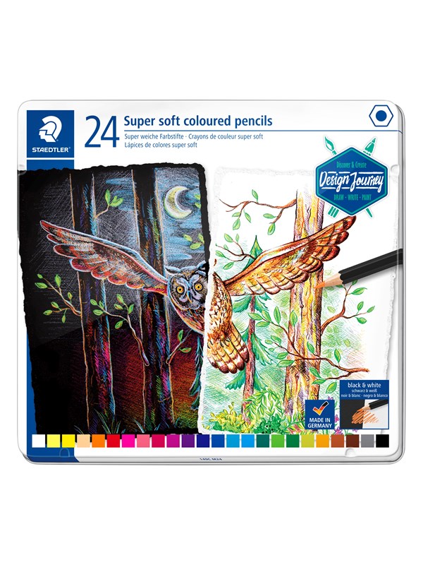 Staedtler Väriliitu pehmeä 24 kpl 100% PEFC