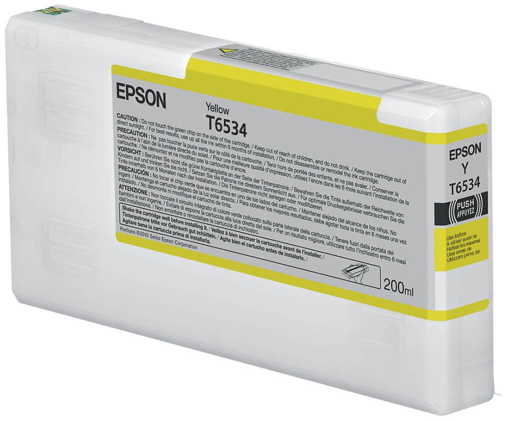 Epson Epson T6534 Mustepatruuna Keltainen T6534 Vastaa: N/A