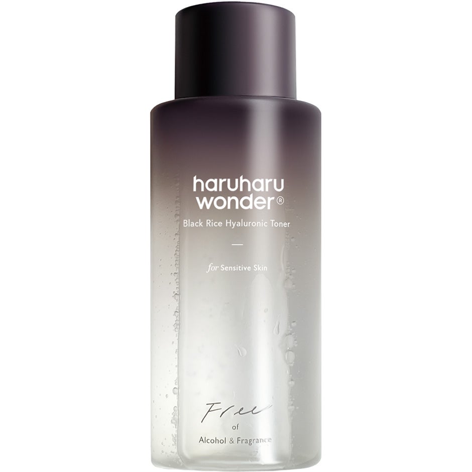 Haruharu Wonder Black Rice Hyaluronic Toner for Sensitive Skin 5.1 fl.oz / 150ml - Alcohol Free Fragrance Free Vegan Cruelty Free EWG-Green