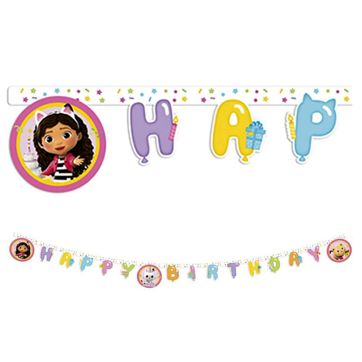 Banneri - Gabby ́s Dollhouse Happy Birthday, 2m