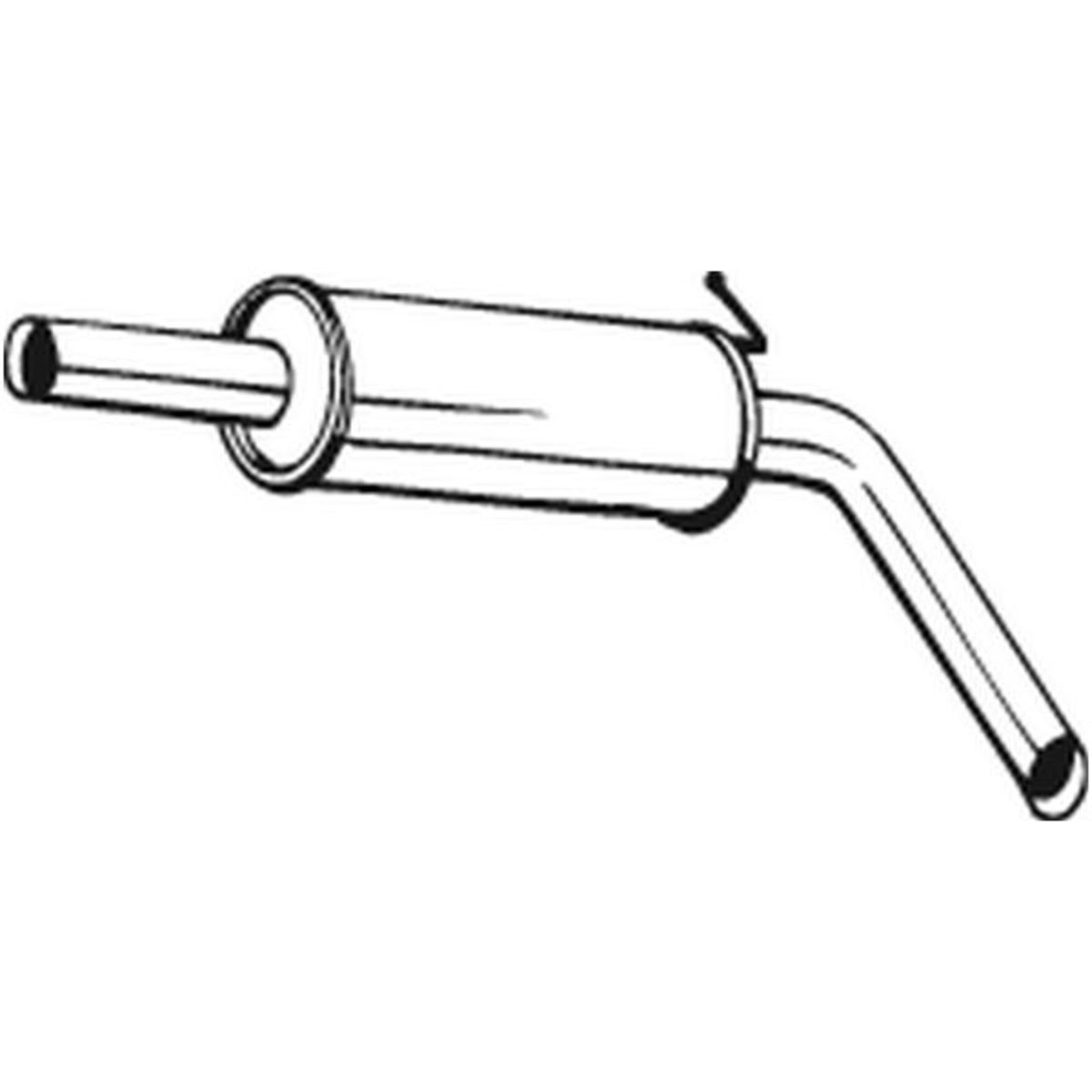 Keskiäänenvaimentaja BOSAL 220-107