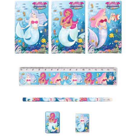 Fun Stationery Magical Mermaids Stationery Set – 5 kpl