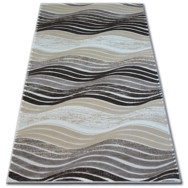 Matot Rugsx Matto AKRYYLI YAZZ 1760 ruskea/tumma beige 80x150 cm 80x150 cm
