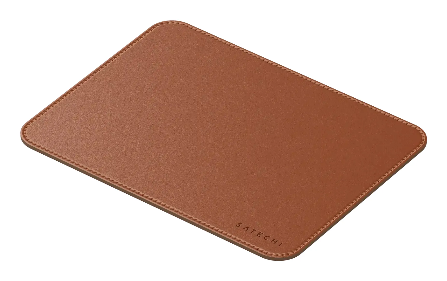 Satechi Vegan-Leather Premium -hiirimatto, 249x190 mm, ruskea