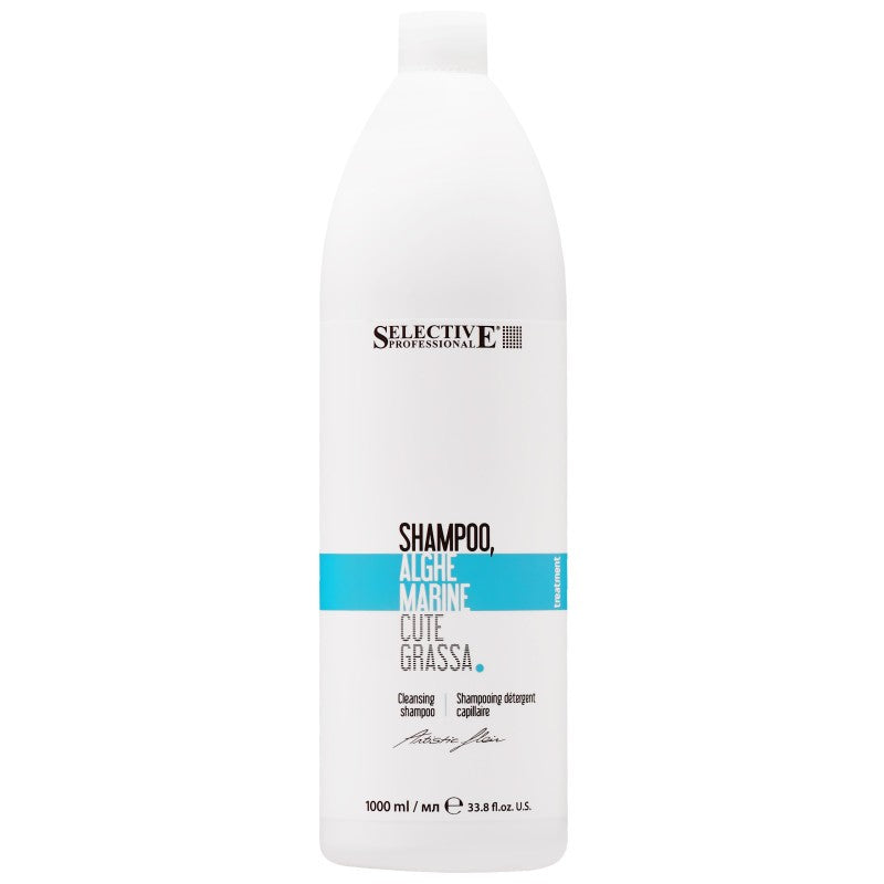 Selective Merilevä Rasvainen Iho Shampoo 1000ml