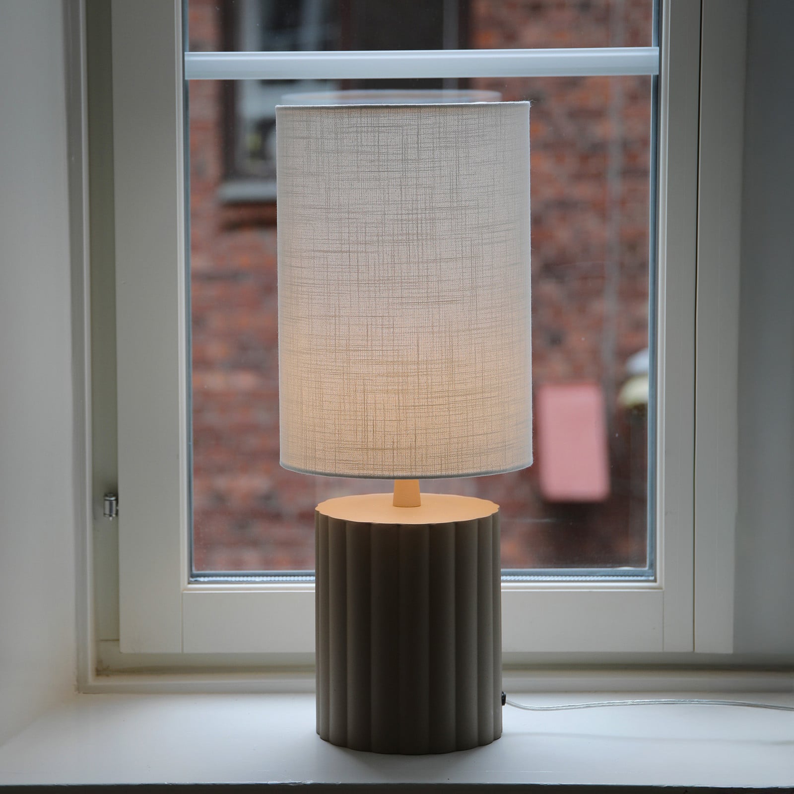 Can Pöytävalaisin Valkoinen/Beige - Markslöjd - Olohuone - Keramiikka - Varjostimella
