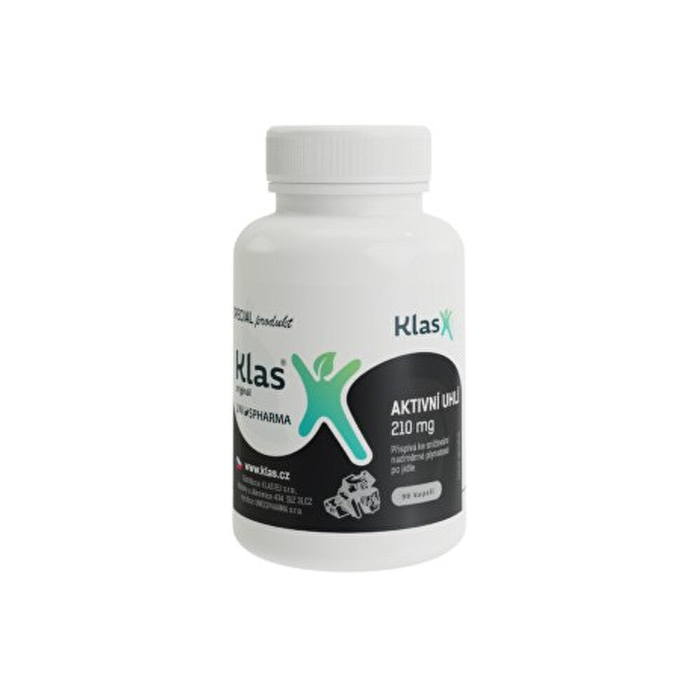 Klas Aktiivihiili 210 mg / 90 kapselia