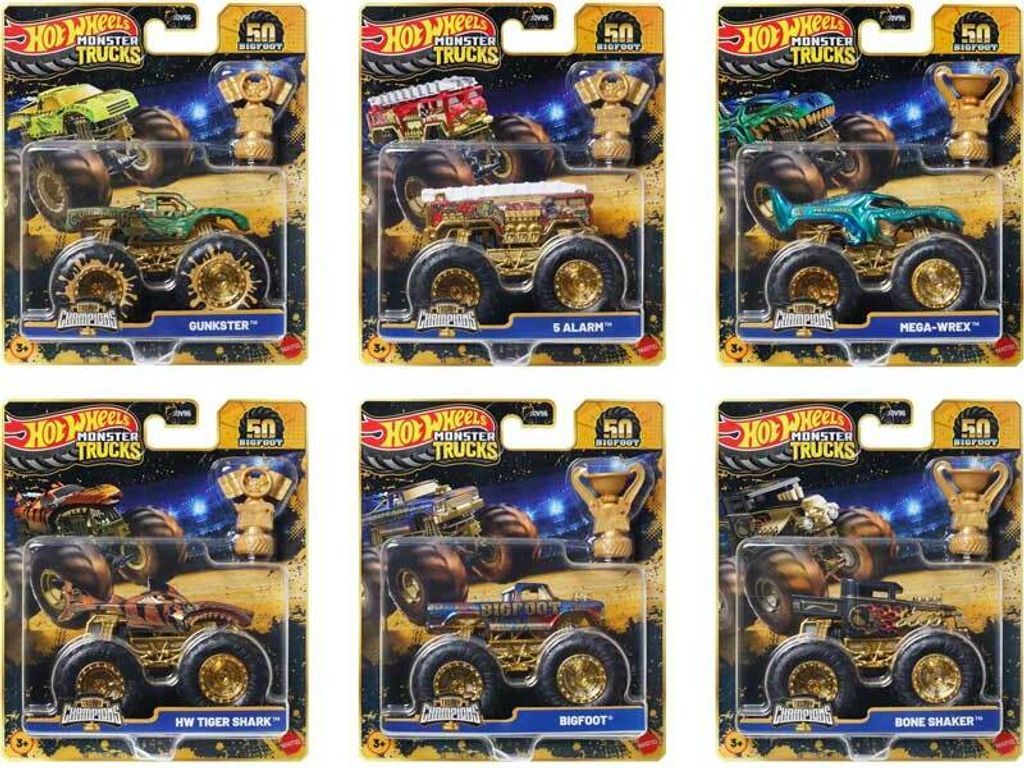 Monster Truck Bigfoot 1:64, kultainen palkintopainos
